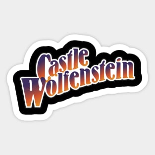 castle old wolfenstein Sticker